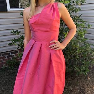 Alfred Sung Coral Cocktail Semi-formal Dress Sz 2